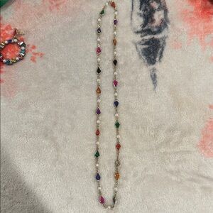 Elegant Multicolor Gemstone Necklace